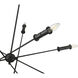 Potiss 10 Light 41 inch Matte Black Chandelier Ceiling Light